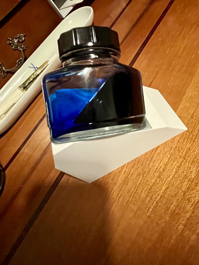 万年筆インク吸入用 傾斜瓶スタンド