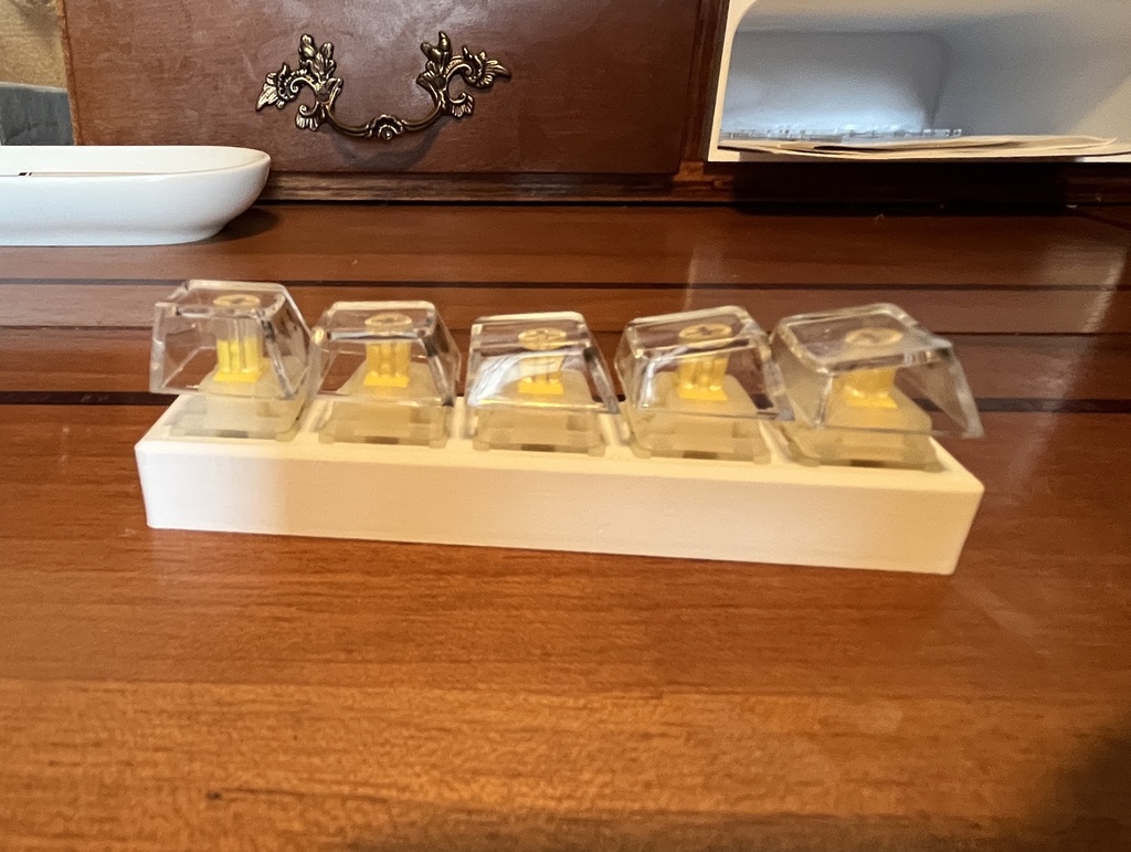 キーキャップ　プロファイルテスター　ディスプレイ　スイッチテスター