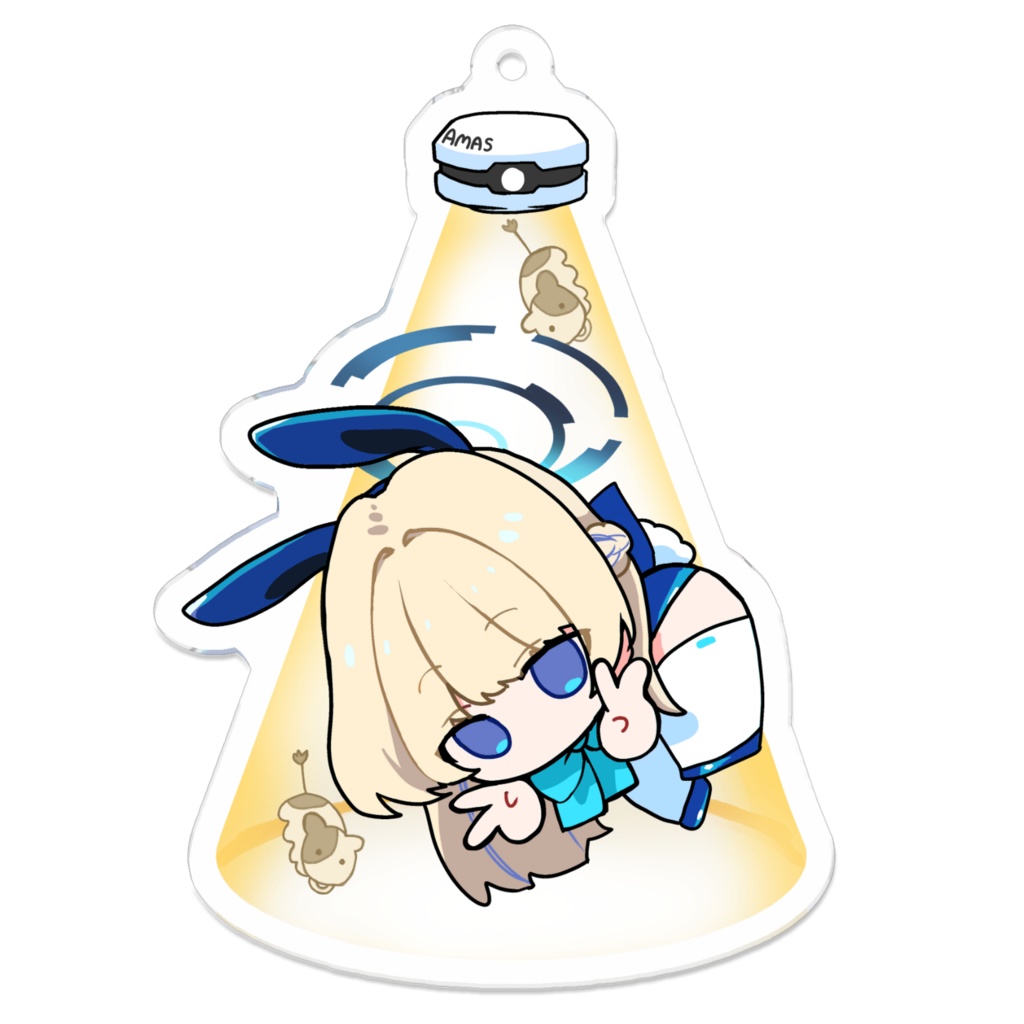 【ブルアカ】キャトられトキ アクリルキーホルダー