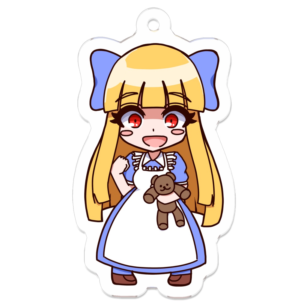 アクリルキーホルダー 黒のアリス