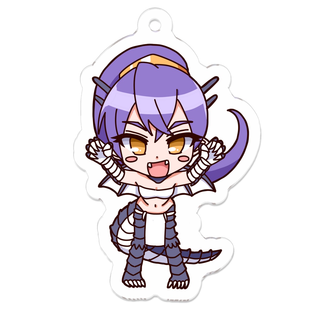 アクリルキーホルダー　ドラゴンパピー