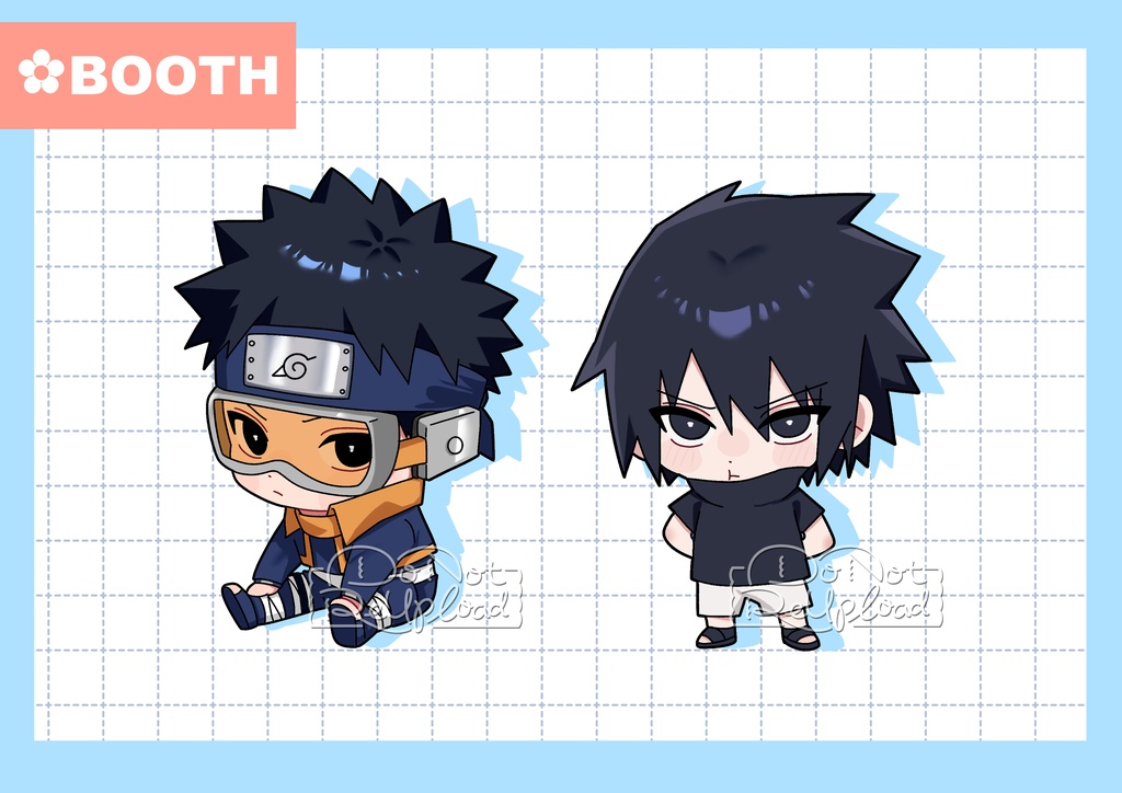 うちはオビト うちはサスケ　アクリルスタンド