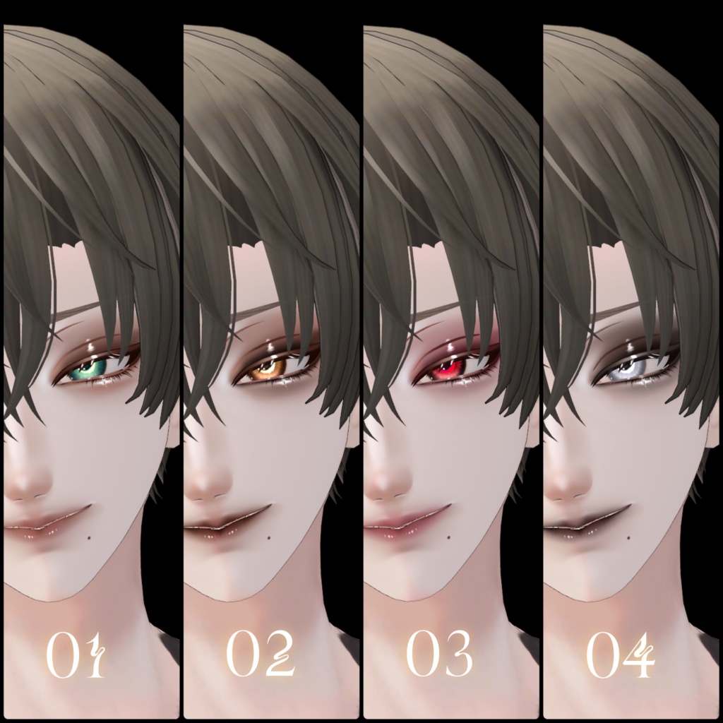 【アニラ|Anila 専用】𝐆𝐥𝐚𝐜𝐚𝐠𝐞 🤎 Makeup & Eye Texture