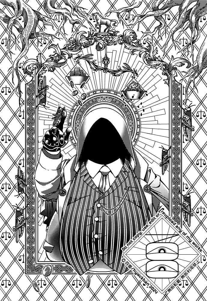 The Four Thingies 箔印刷ポストカードセット