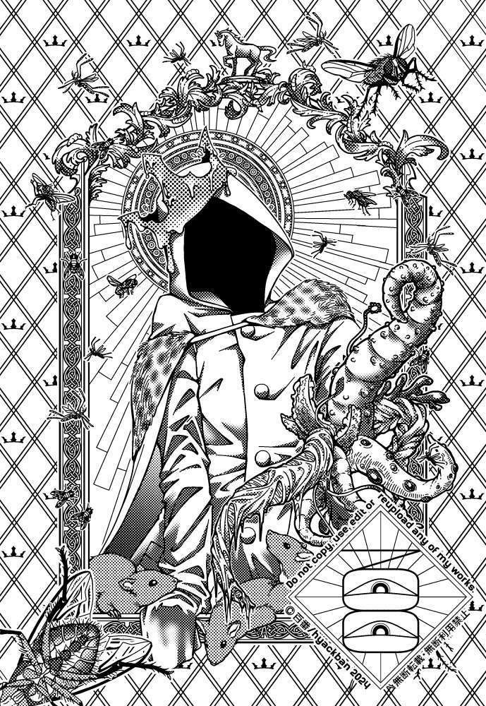 The Four Thingies 箔印刷ポストカードセット