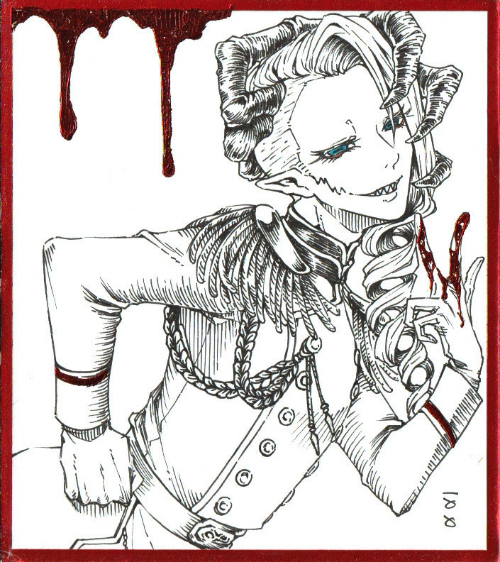 手描き色紙・セクダス
