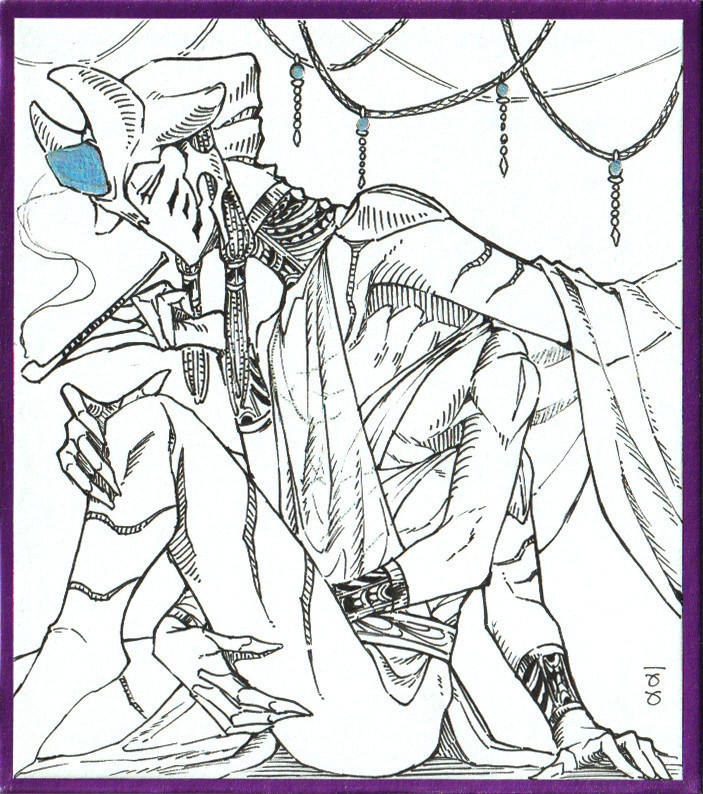 手描き色紙・エリ