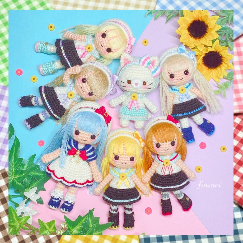 🐱しろねこちゃん(セーラー服)   🐟ポシェット付き