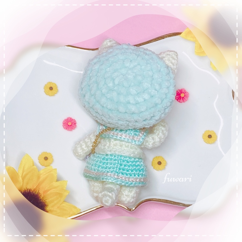 🐱しろねこちゃん(セーラー服)   🐟ポシェット付き