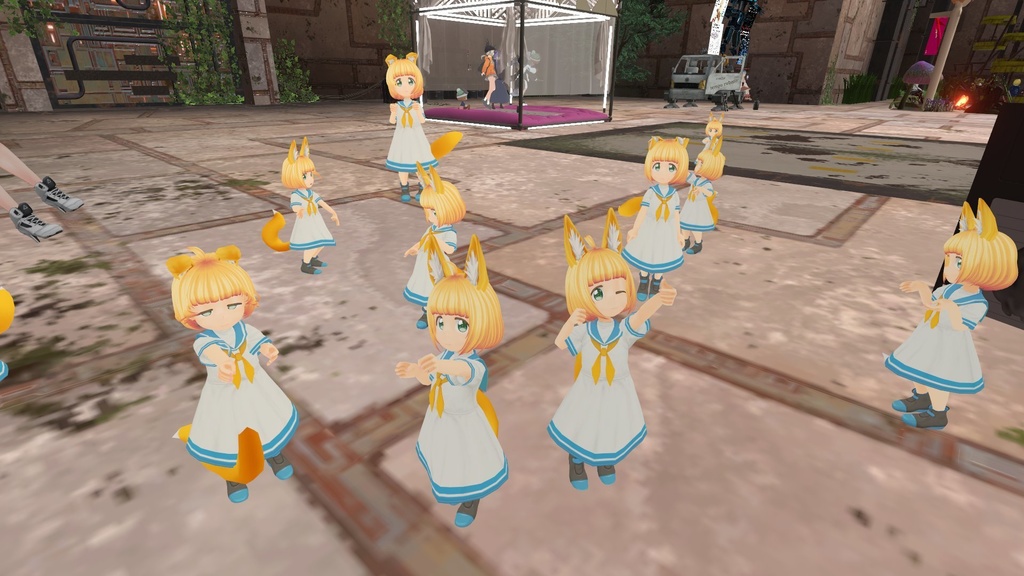 【VRMアバター】きつねのこ ヒナギク / fox girl【オリジナル3Dモデル】