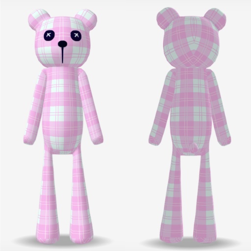 【3Dモデル】くまちゃんアバター