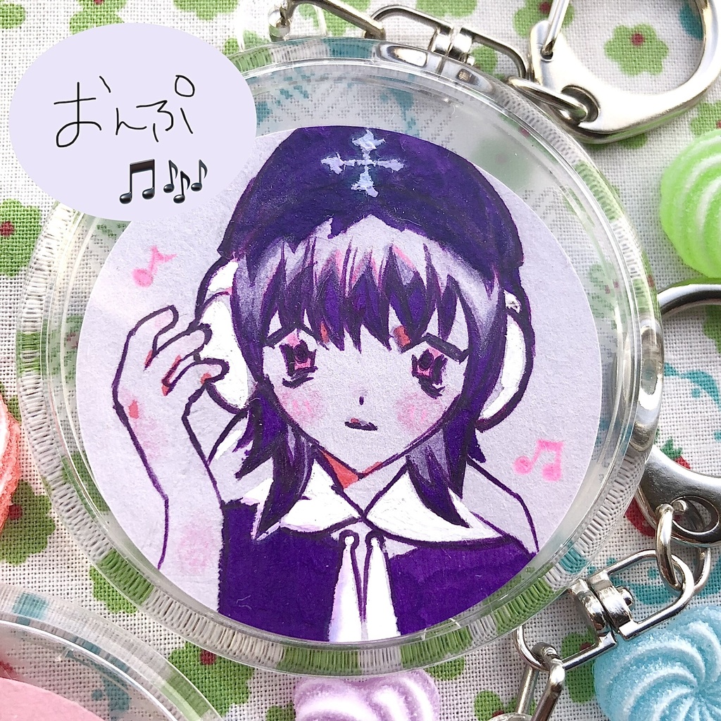 ゆらゆら⭐︎☆ゆれるキーホルダー