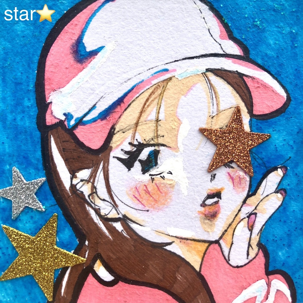 きらきらラメ入り⭐︎♡豆色紙