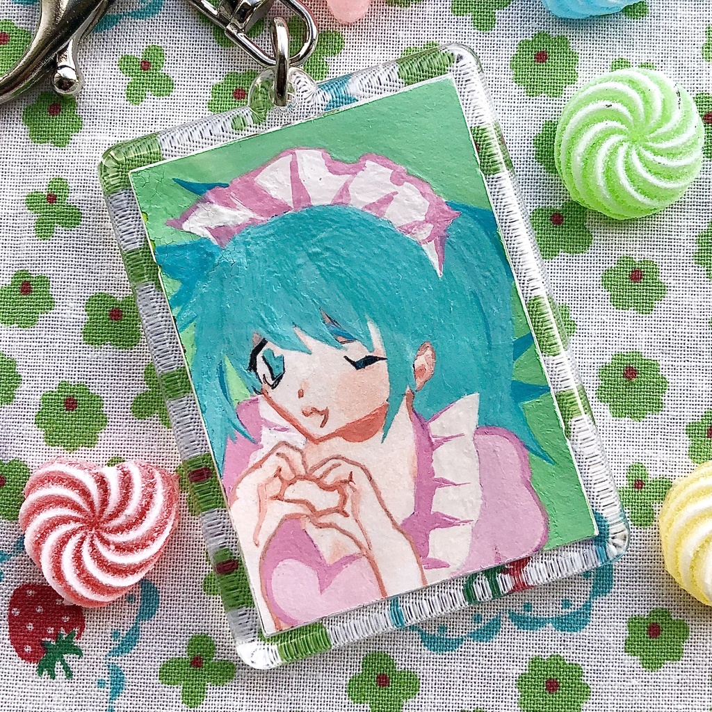 萌♡メイドさんキーホルダー