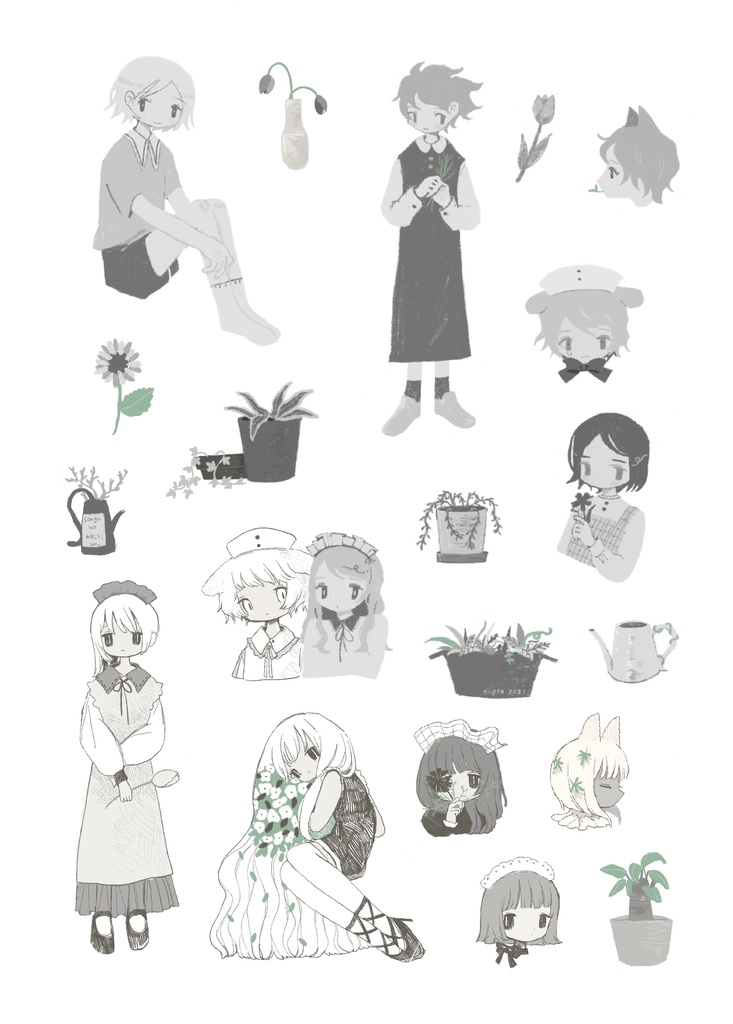 SANGONOHACHI + EMPLA コラボシール