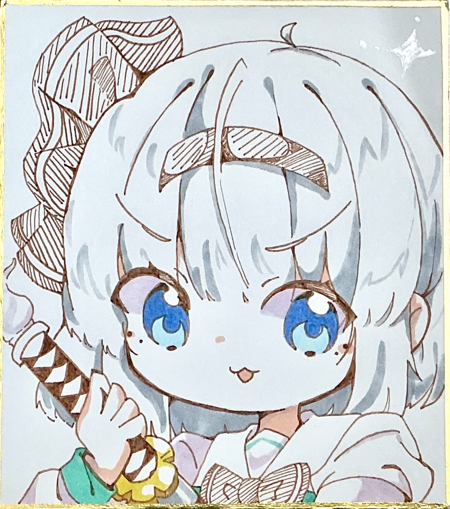 「直筆色紙」魂魄妖夢  
