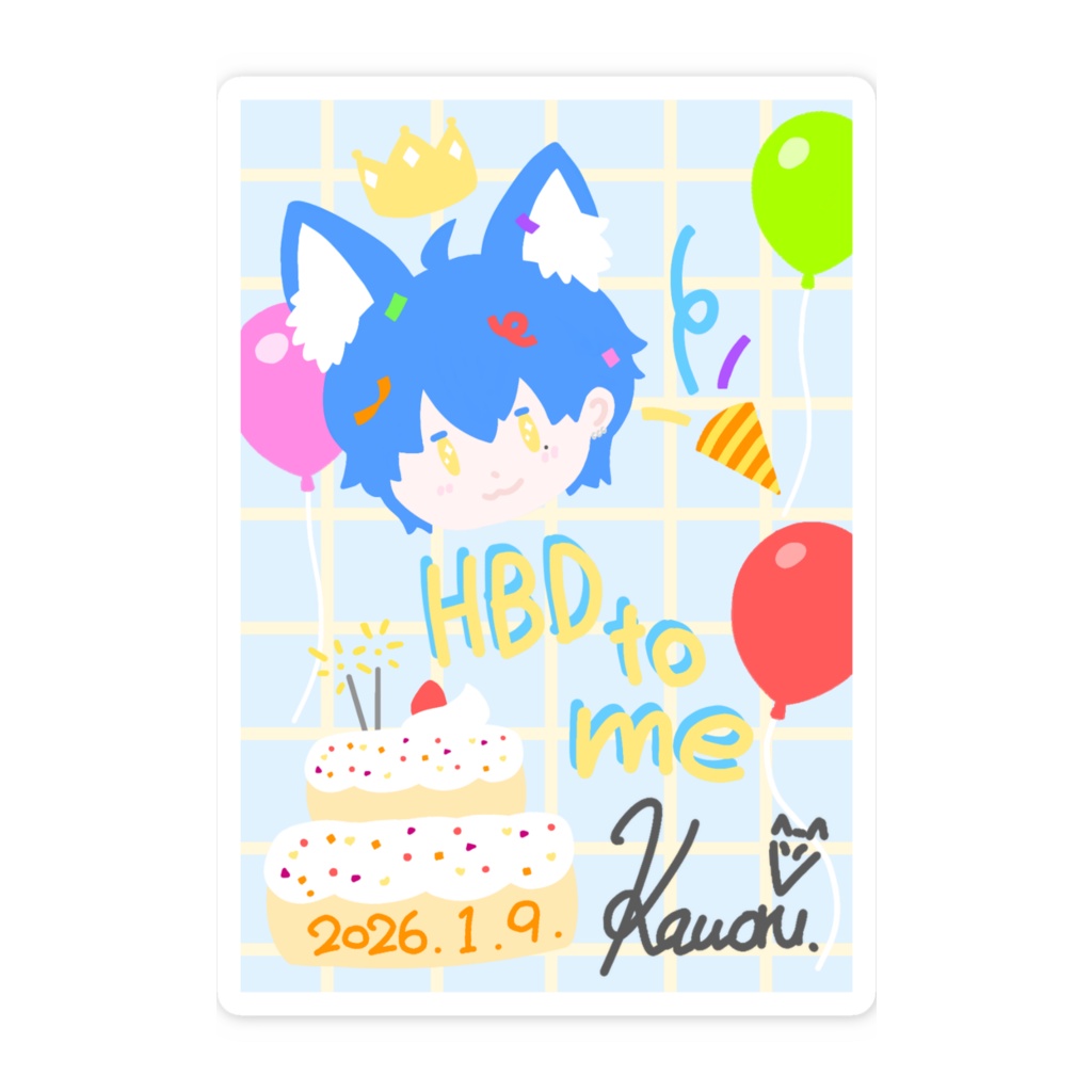 ✧2026生誕✧ステッカー