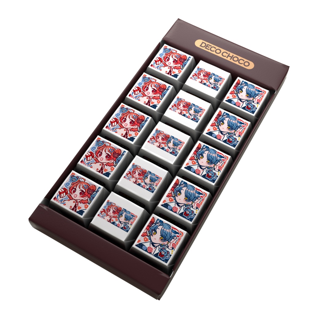 かをぽわ Valentine デコチョコ