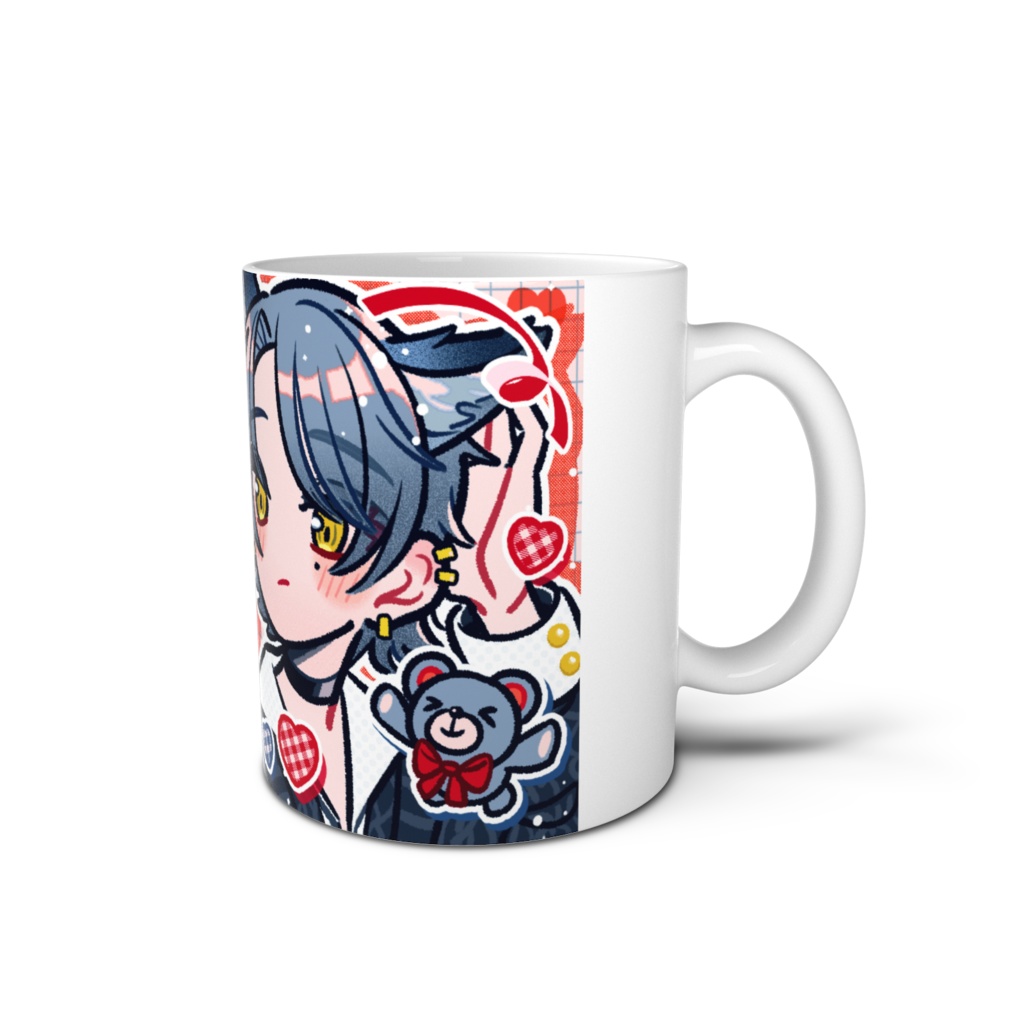 かをぽわ Valentine マグカップ