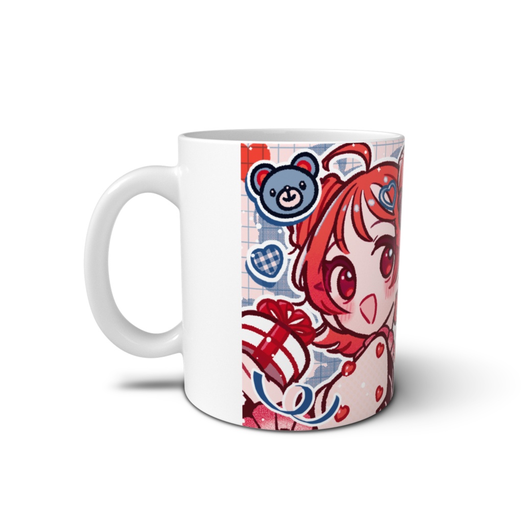 かをぽわ Valentine マグカップ