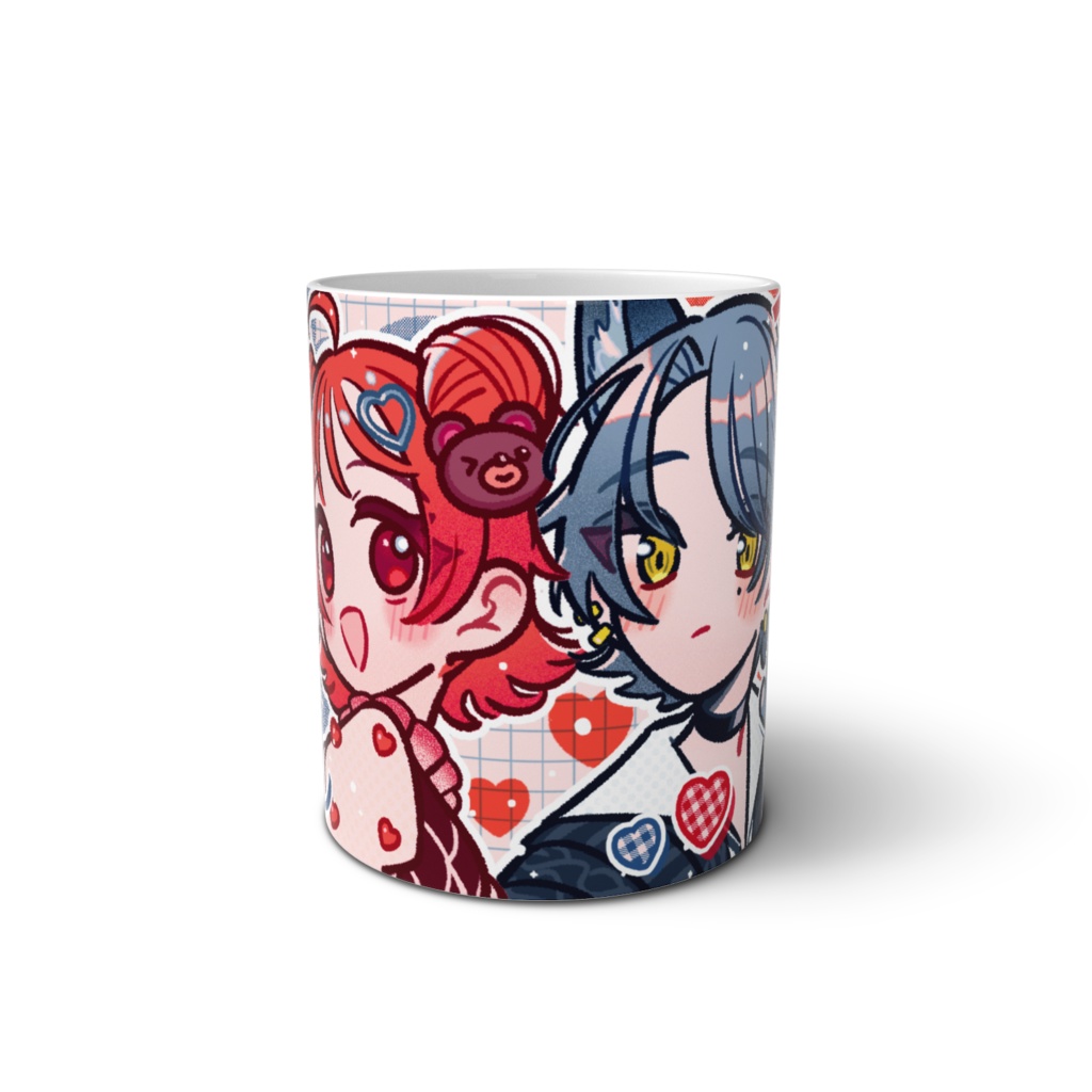 かをぽわ Valentine マグカップ