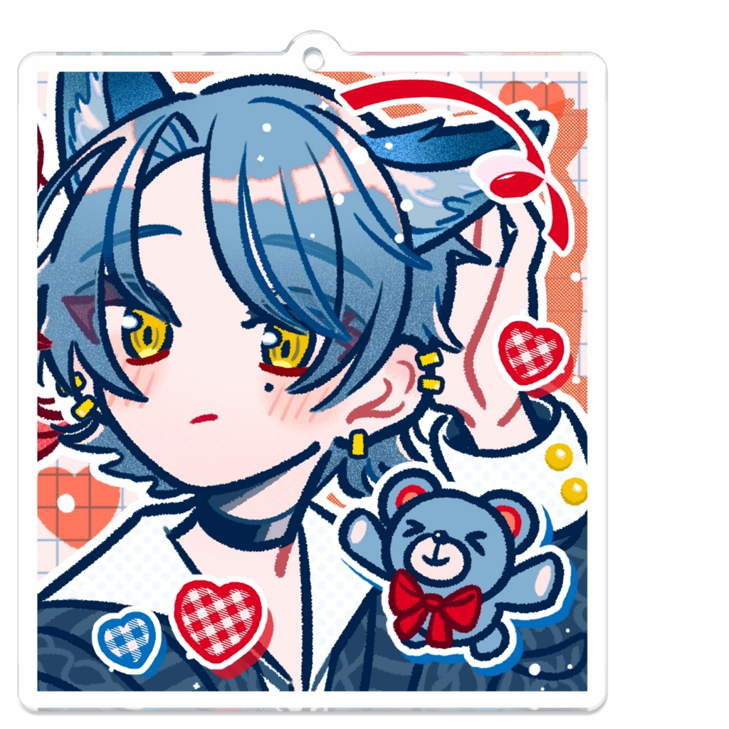 かをる Valentine アクリルキーホルダー