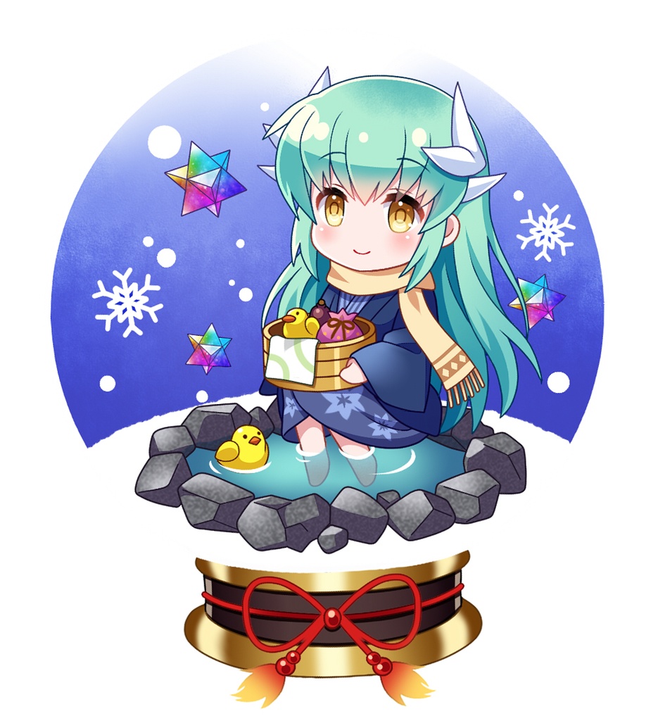 【再販】旅装清姫スノードームアクキー