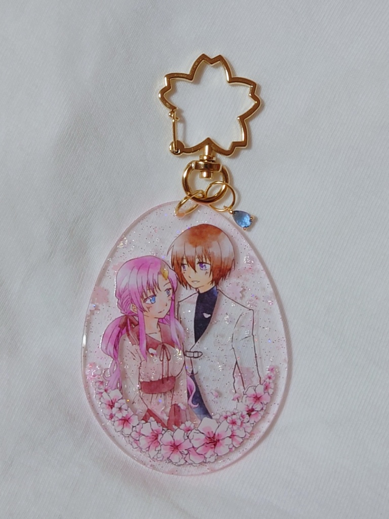 キララクお花見アクキー