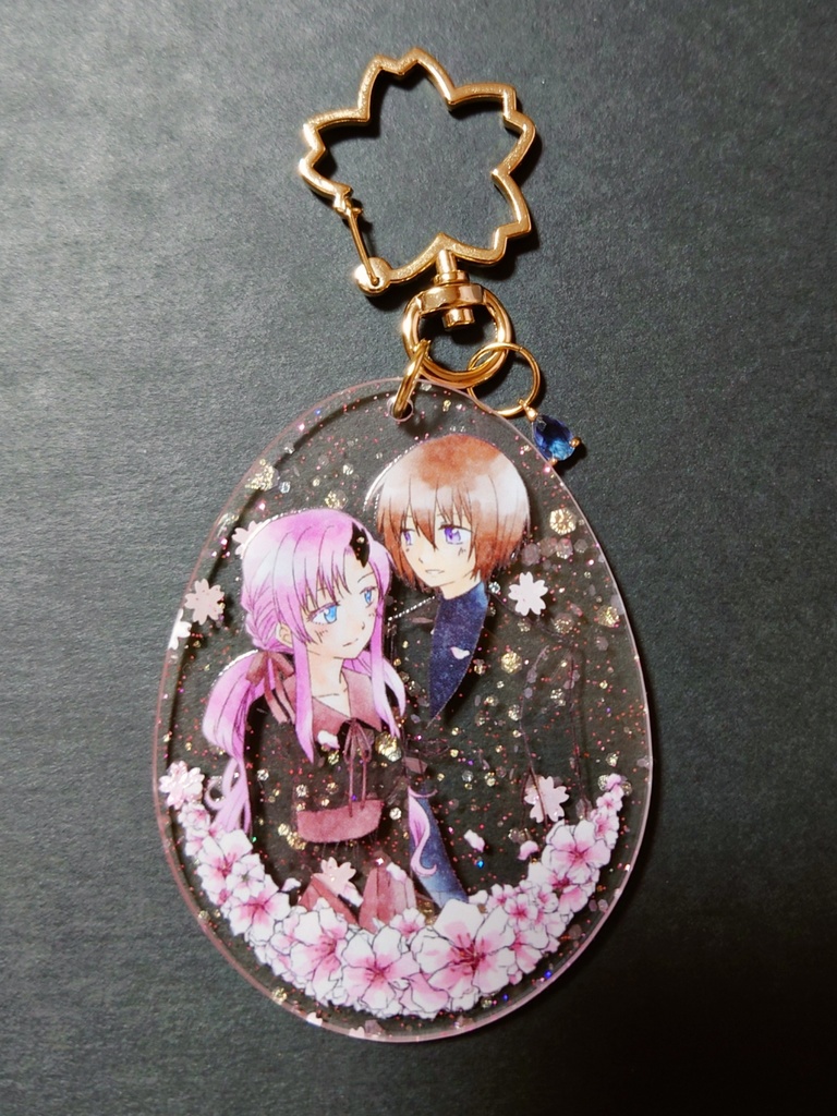 キララクお花見アクキー