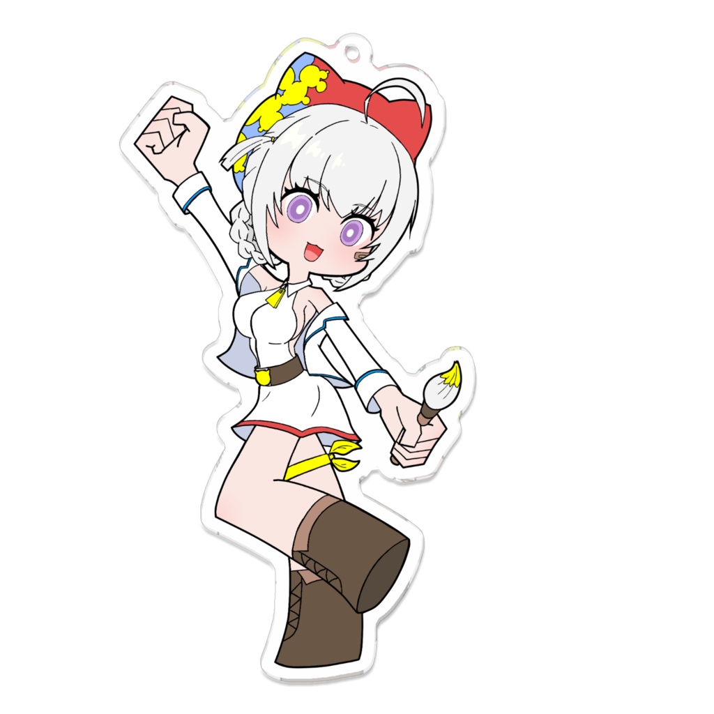 大代真白（カートゥーン風）　10㎝アクキー