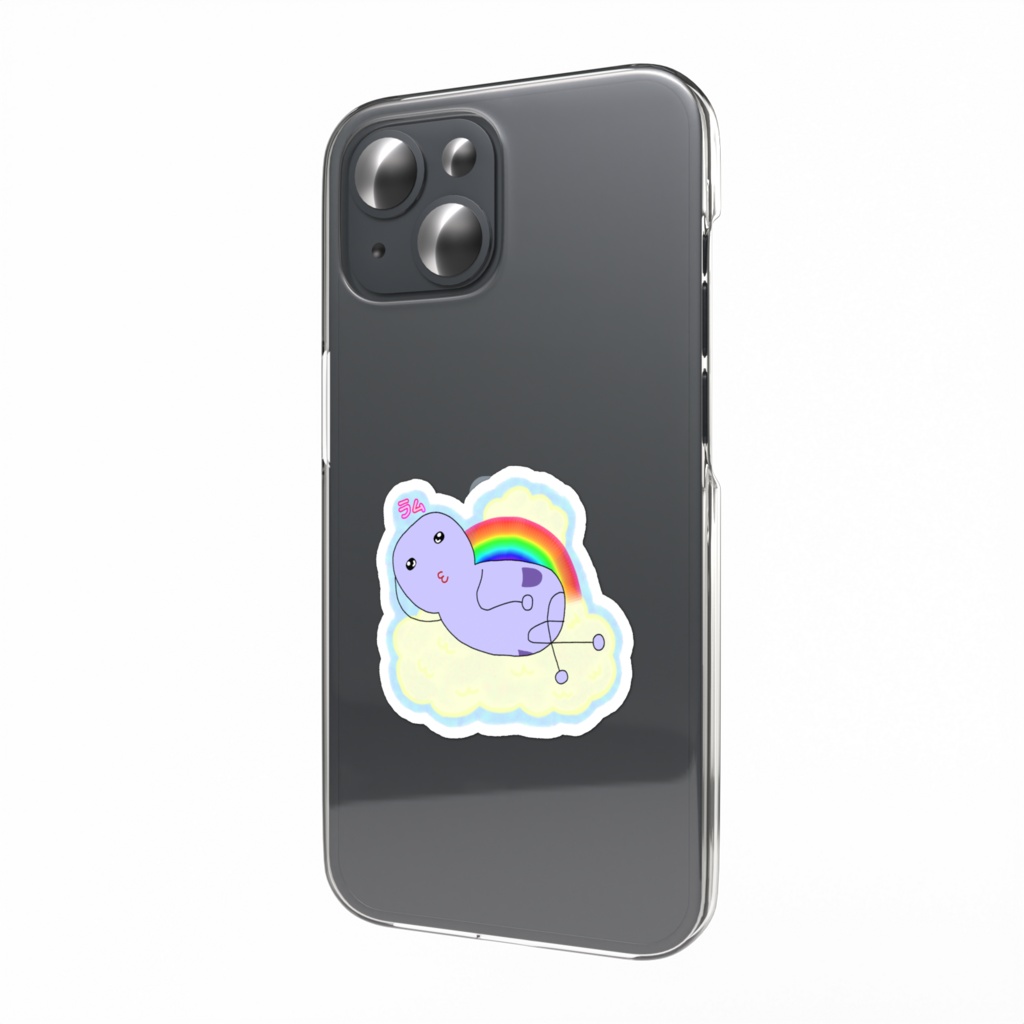 オバケふれんずスマホステッカー（ラムちゃん）