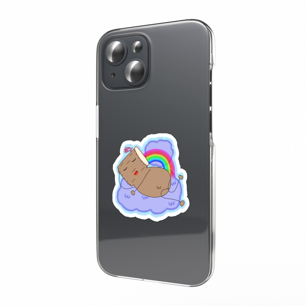 オバケふれんずスマホステッカー（ポンくん）