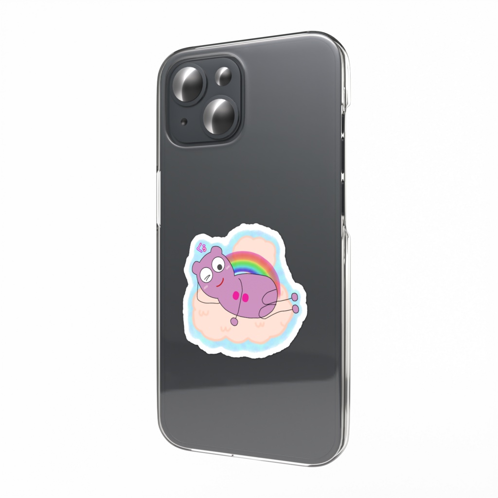 オバケふれんずスマホステッカー（くぅちゃん）
