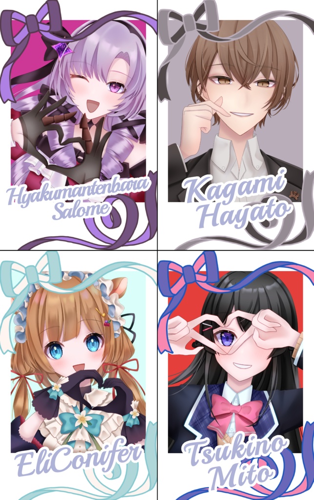 わたくし族チェキ風カード
