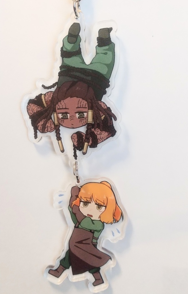 クィイシュ連結アクリルキーホルダー