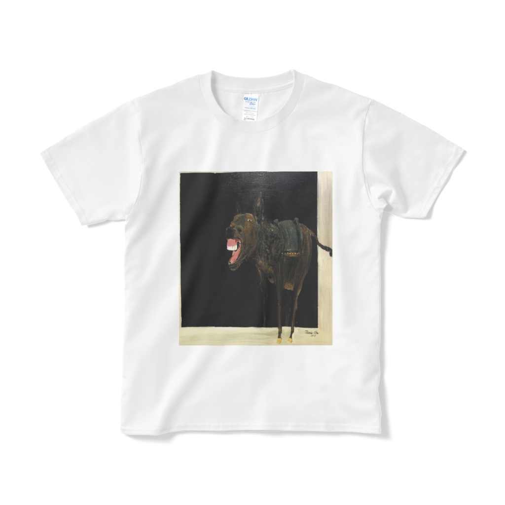 笑うロバのTシャツ