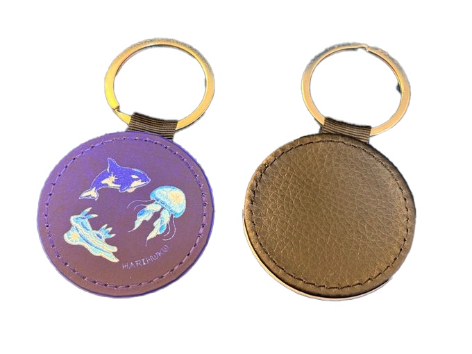 ★Twinkleシリーズ　合皮キーリング