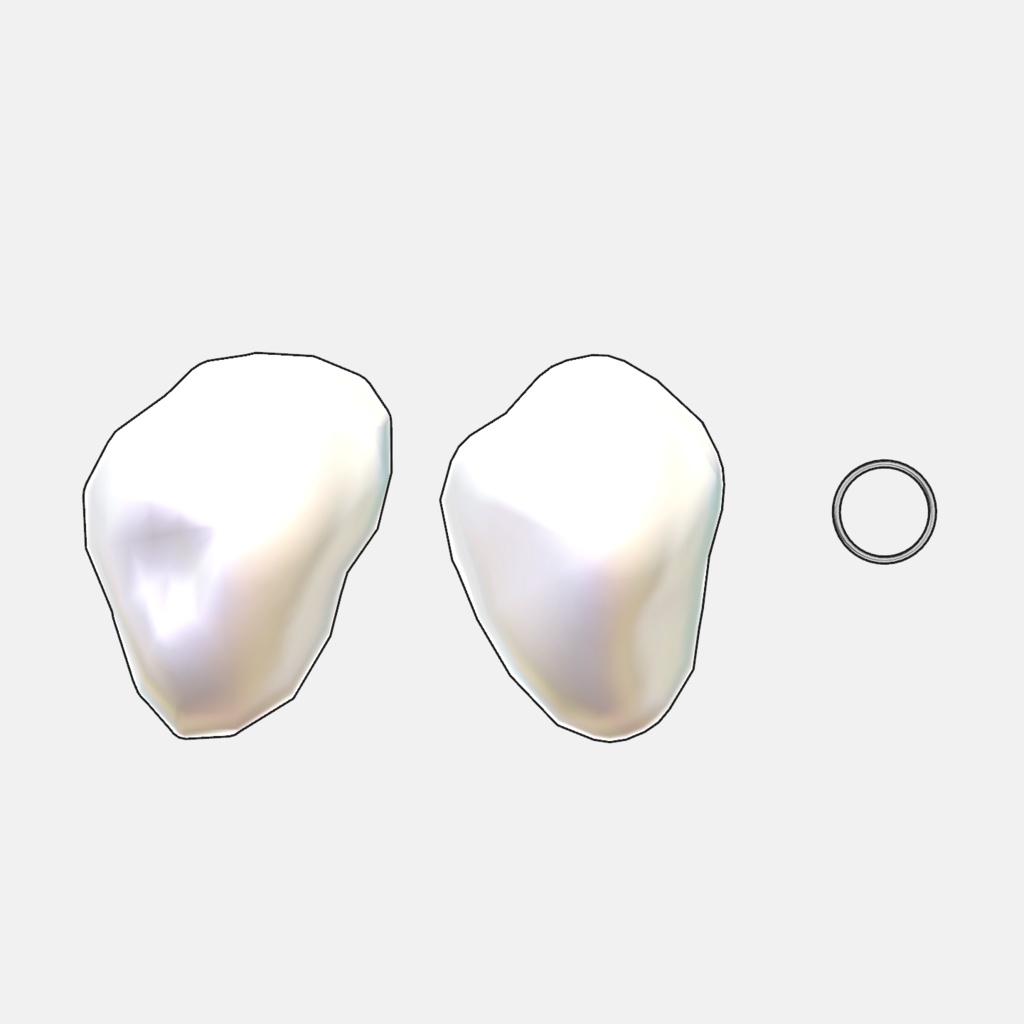 【無料/free】バロックパールのピアス