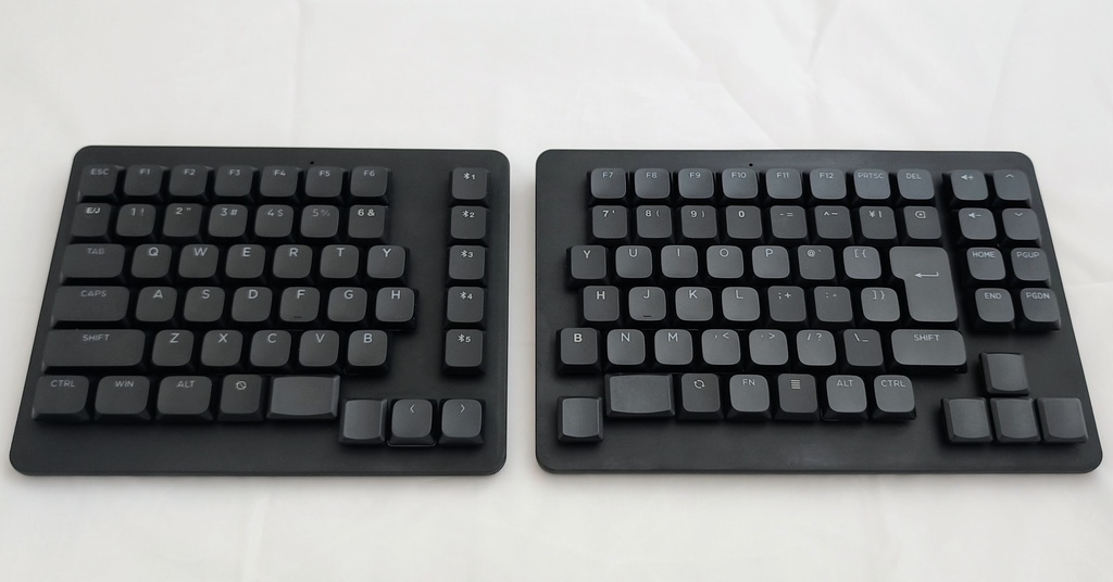 koroSplitV2  無線分割ロープロ日本語キーボード