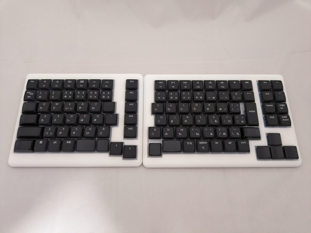 無線分割ロープロ日本語キーボード