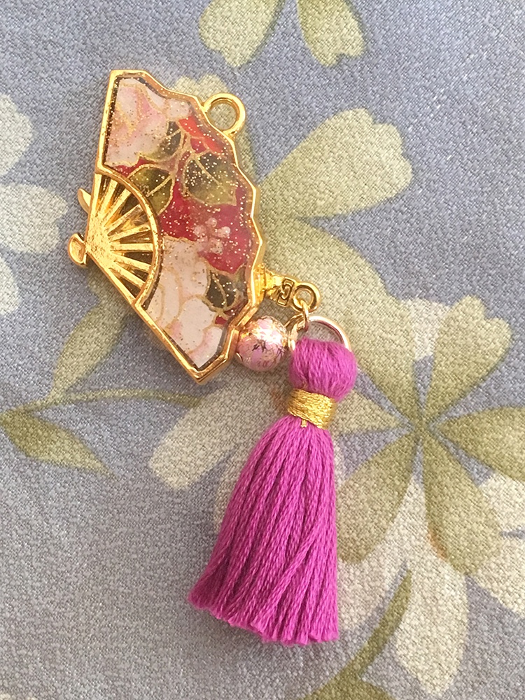 扇チャーム(歌仙ver. 金)