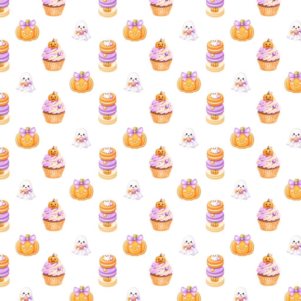 ハロウィン 🎃 デジタルペーパー 3枚セット