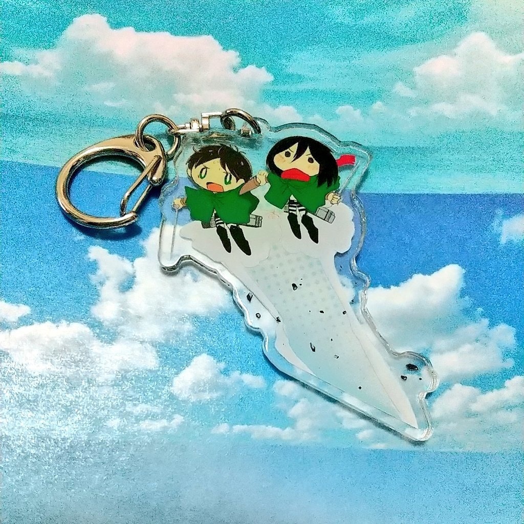 えれみか森アクリルキーホルダー デフォルメ/ぶっとび