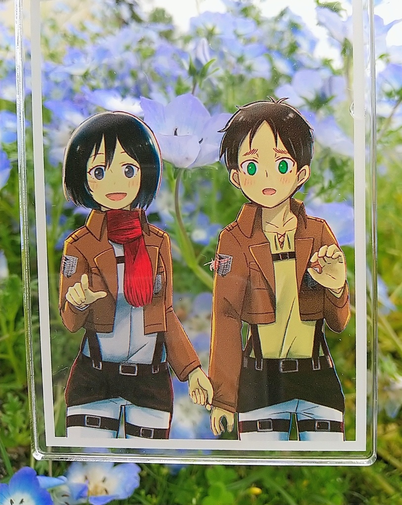 えれみか森アクリルキーホルダー 原作軸/かめらってなんだ?