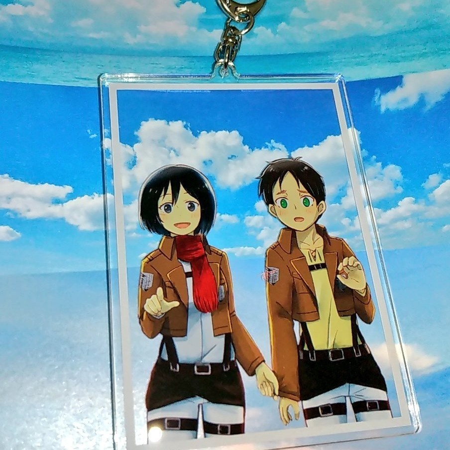 えれみか森アクリルキーホルダー 原作軸/かめらってなんだ?