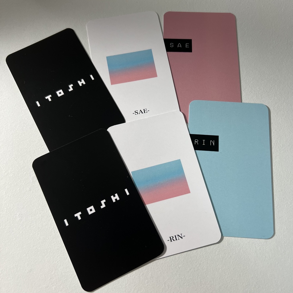 8/20青エゴ頒布 糸師兄弟&凪、玲王トレカ