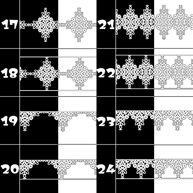 No.081 みそおねぎ飾り枠集