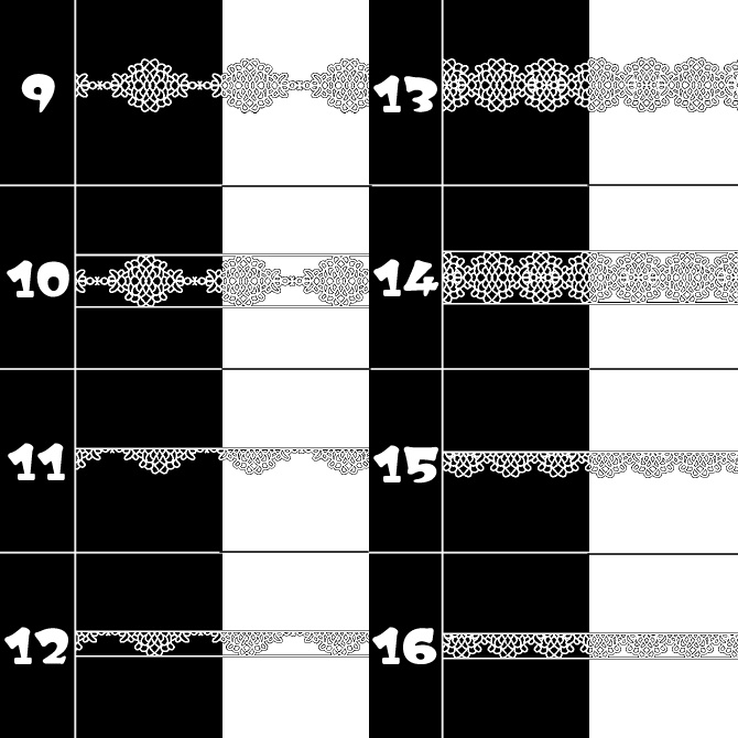 No.081 みそおねぎ飾り枠集