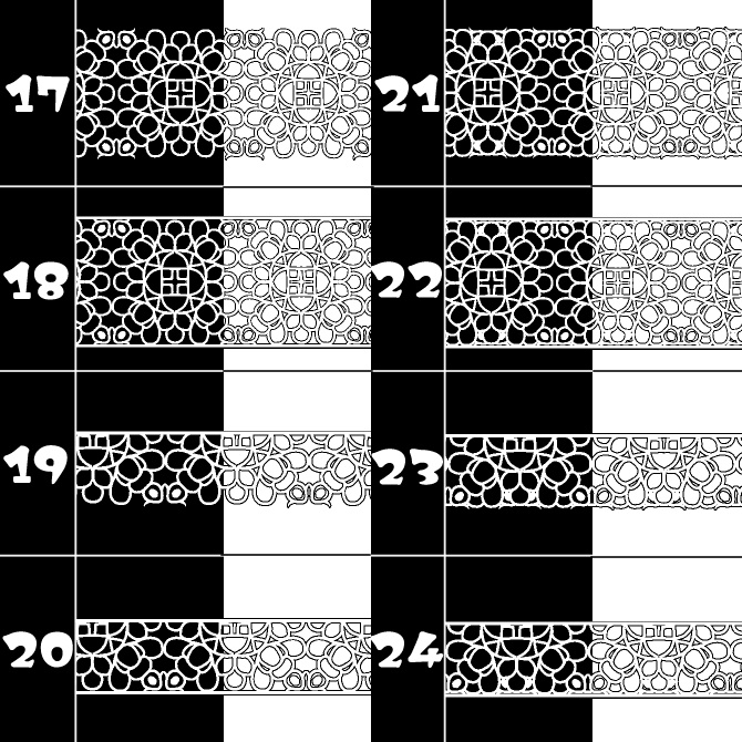 No.082 みそおねぎ飾り枠集