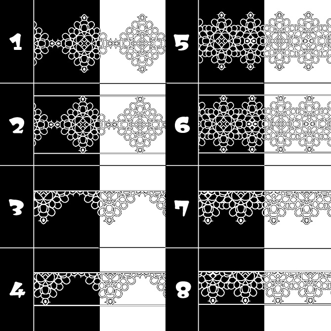 No.082 みそおねぎ飾り枠集